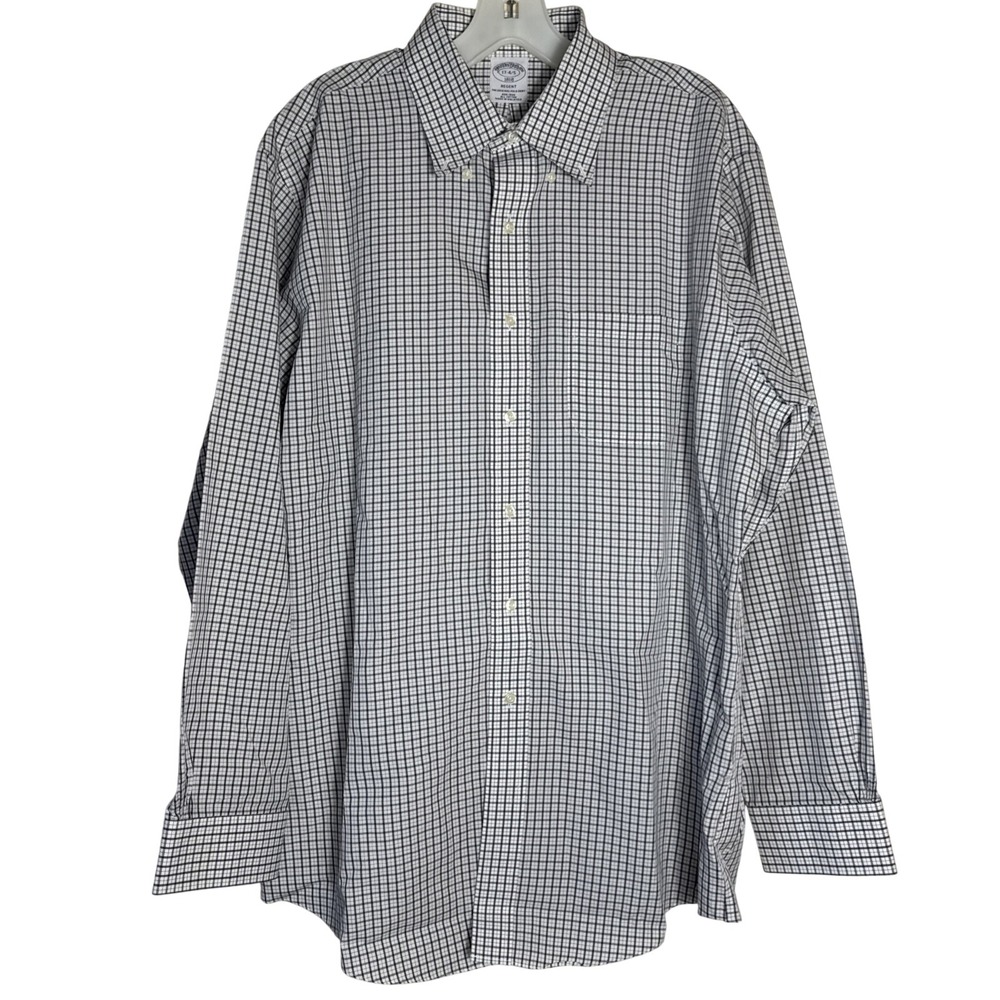 Brooks Brothers Regent Men's 1818 Original Polo Long Sleeve Stripe Button Down